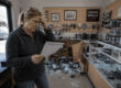 Small business owner reviewing business interruption coverage after a break-in